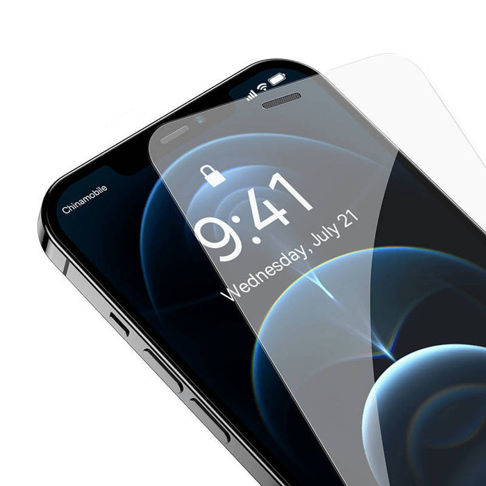 Tempered Glass Baseus 0.4mm Iphone 12 Pro MAX + cleaning kit - For smartphones<<<Tempered glass and screen