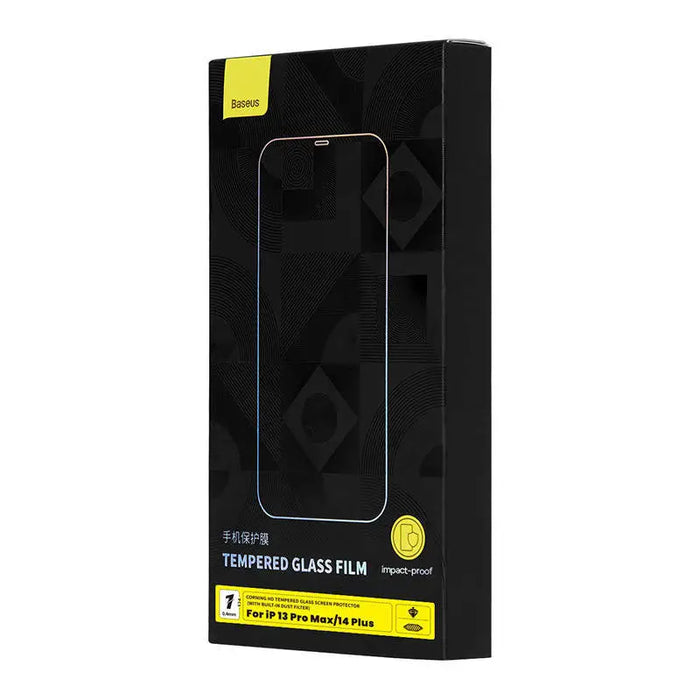Tempered Glass Baseus 0.4mm Iphone 13 Pro Max/14 Plus + cleaning kit - For smartphones<<<Tempered glass and screen