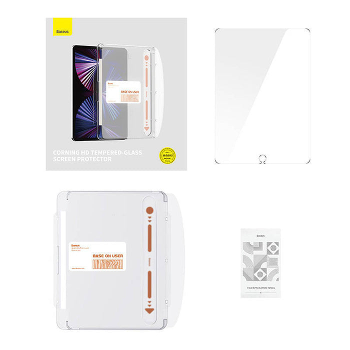Tempered Glass Baseus Corning 0.4 mm for Pad 10.2’’/Air3 10.5’’ - For tablets<<<Tempered glass and screen