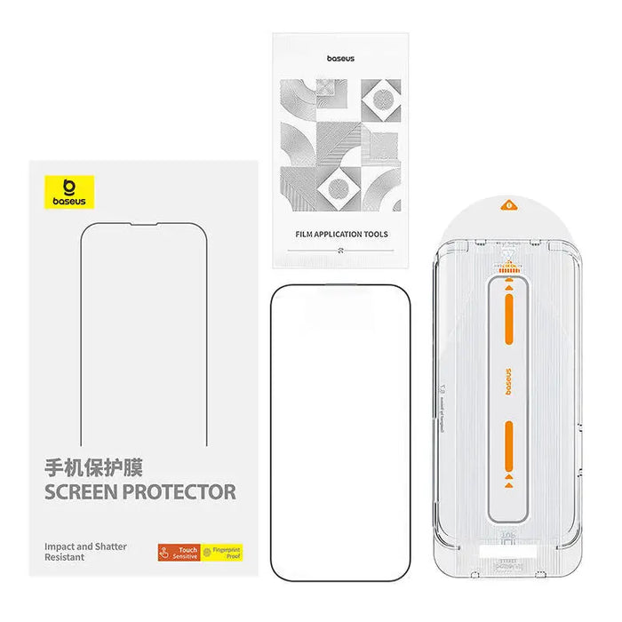 Tempered Glass Baseus Crystalline Anti-Glare iPhone 15 Plus - For smartphones<<<Tempered glass and screen