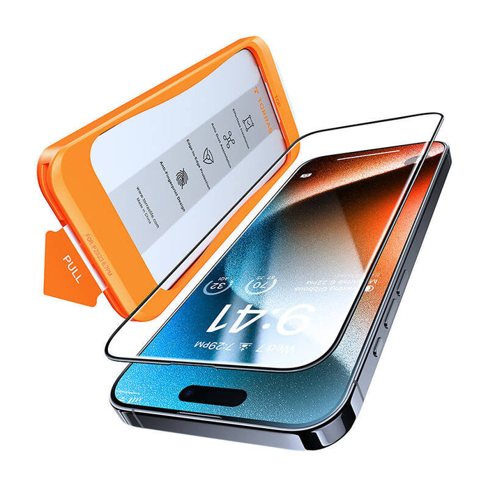 Tempered glass for iPhone 15 Torras InstaII Master - For smartphones<<<Tempered glass and screen protectors<<<GSM