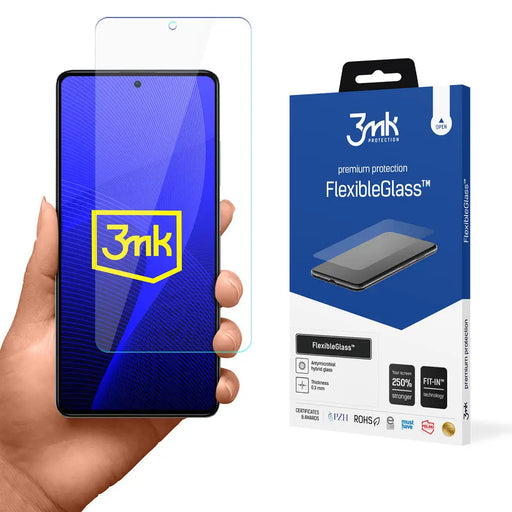 Tempered Glass for Xiaomi Redmi Note 12 5G / Poco X5 5G Hybrid Flexi 7H Series 3mk FlexibleGlass - *Kategoria
