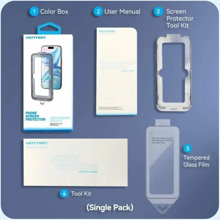 Tempered Glass Mobile Screen Protector Vention KUPTCB-20 iPhone 16 - Електроника Телефони и таблети<<<Компютри|