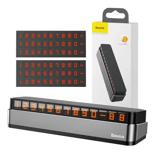 Temporary Parking Number Plate Baseus Moonlight (grey) - Other<<<Car accessories<<<InnproXML