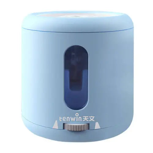 Tenwin 8035-3 battery/USB electric sharpener with container (blue) - Sharpeners<<<School supplies<<<Mom