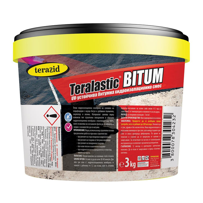WATERPROOFING TERALASTIC BITUM 3 KG