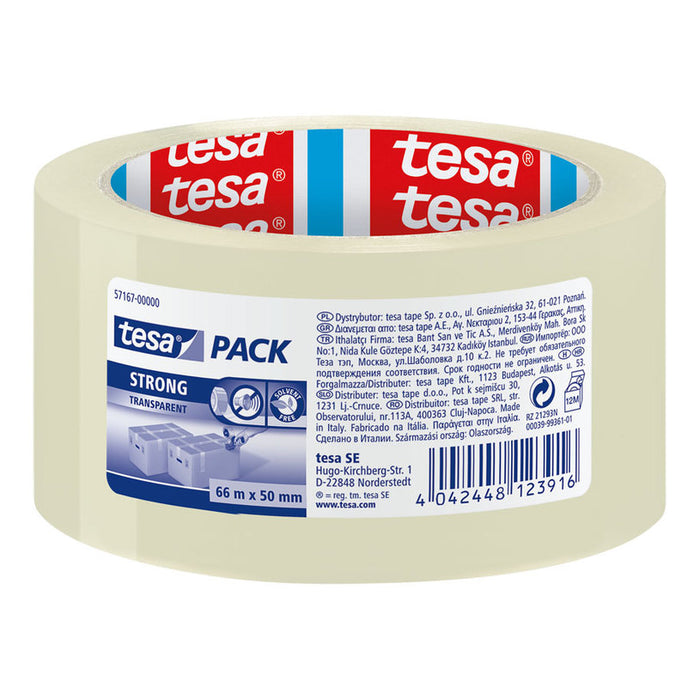 TESA SILENT TRANSPARENT PACKAGING TAPE