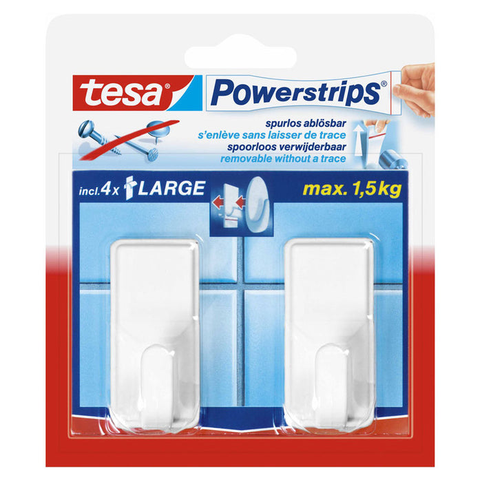PS CLASSIC HANGERS 2 HANGERS WITH 4 MINI TESA STICKERS
