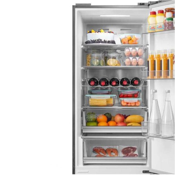 Refrigerator with freezer TESLA RC3800FMB, 378 l, Total NoFrost, 201 cm