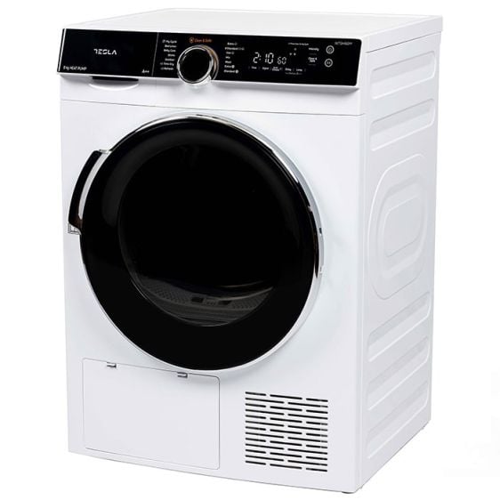 Dryer TESLA WT8H92M, 8 kg, White