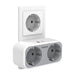 TESSAN wall socket TS-WS02DE00 - Power strips<<<IT Accessories<<<InnproXML