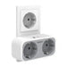 TESSAN wall socket TS-WS02DE00 - Power strips<<<IT Accessories<<<InnproXML