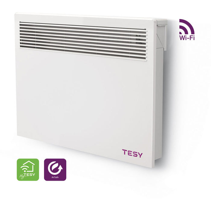 Convector TESY CN 051 150 EI CLOUD AS W HEATED AREA UP TO 18.00 m², WHITE, WI-FI