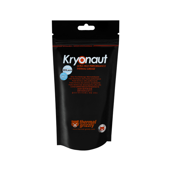Thermal paste Thermal Grizzly Kryonaut - 11.1g, Black