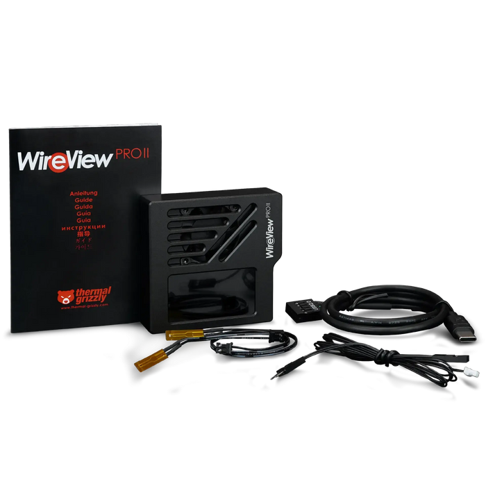 Thermal Grizzly WireView Pro II GPU 12V-2x6 Video Card Sensor - Black