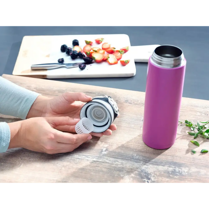 Thermal mug Leifheit Flip 600 ml Purple - Flasks & thermal mugsAGD-TKT<<<Home Appliance - ProductsAGD<<<ActionPL