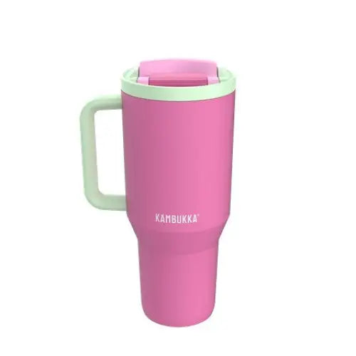 Thermal mug with telescopic straw Kambukka Rio Tumbler 950ml Bubblegum Mint - Flasks & thermal mugsAGD-TKT<<<Home