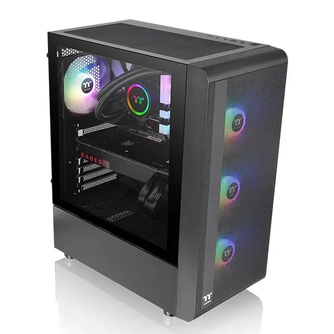 Thermaltake S200 TG ARGB - Кутии за компютри<<<THERMALTAKE компоненти за компютри<<<THERMALTAKE<<<PolyComp&&&Компютър