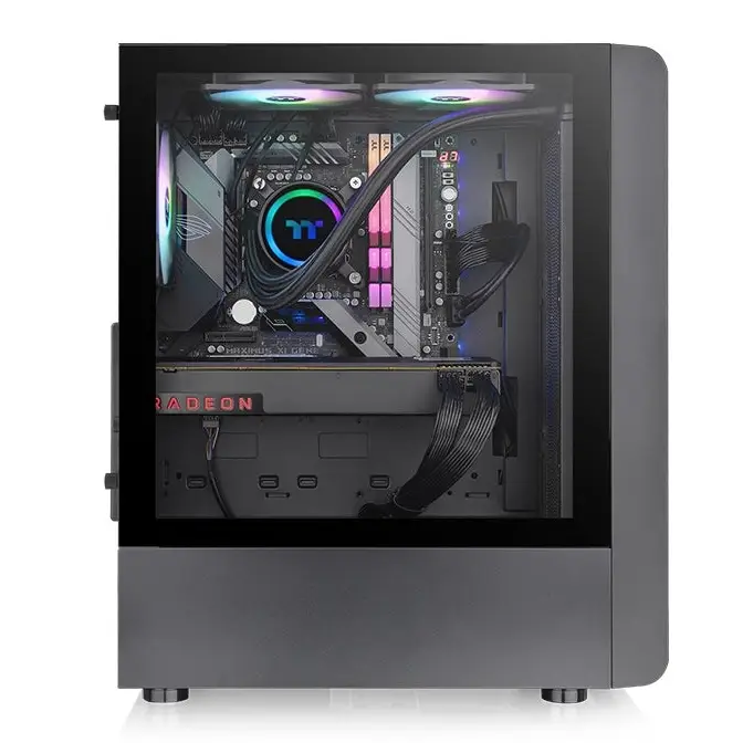 Thermaltake S200 TG ARGB - Кутии за компютри<<<THERMALTAKE компоненти за компютри<<<THERMALTAKE<<<PolyComp&&&Компютър