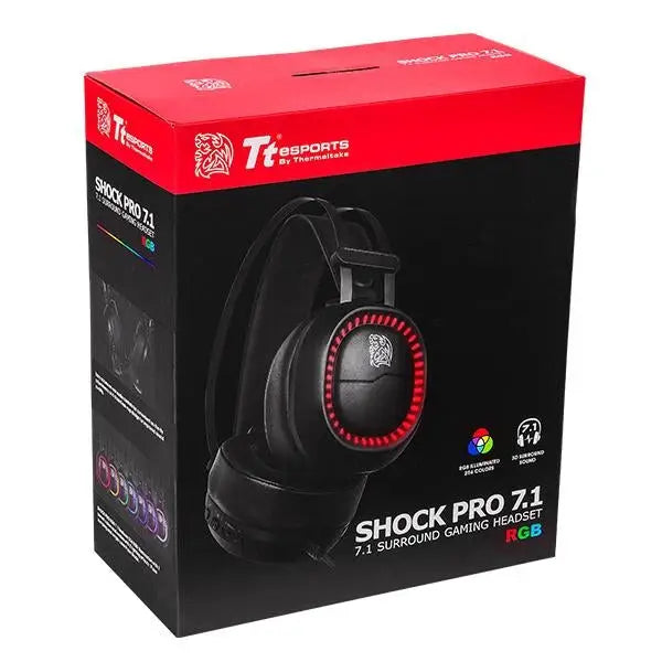 Thermaltake Shock Pro RGB 7.1 USB - Слушалки<<<THERMALTAKE компютърна периферия<<<THERMALTAKE<<<PolyComp