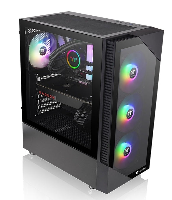 ATX Semi-tower Box THERMALTAKE View 200 TG ARGB Black