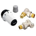 THERMOHEAD COMPLETE WITH ANGLE AND SECRET DANFOSS VALVE - Фитинги и аксесоари за отопление<<<Отоплителна