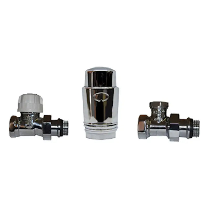 THERMOHEAD IN SET CAYMAN -3 CHROME THS THERMOSTYLE STRAIGHT 1/2’’ - Фитинги и аксесоари за отопление<<<Отоплителна