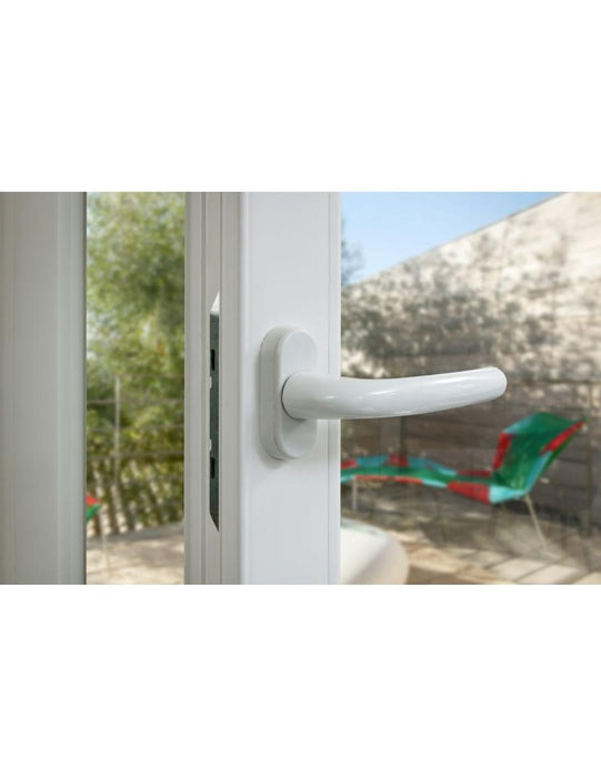 WINDOW HANDLE ALUMINUM WHITE