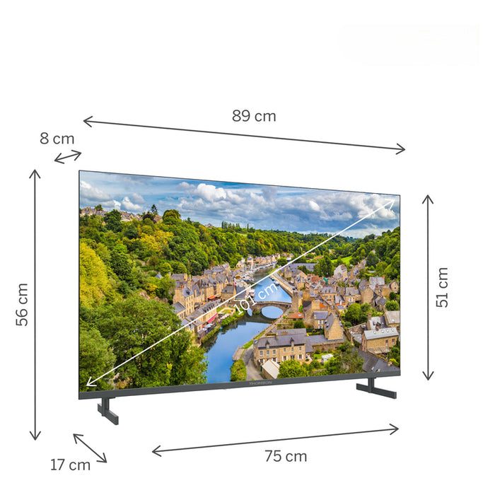 TV THOMSON 40FQG3S15 QLED SMART TV, GOOGLE TV, 40.0 ", 101.0 cm