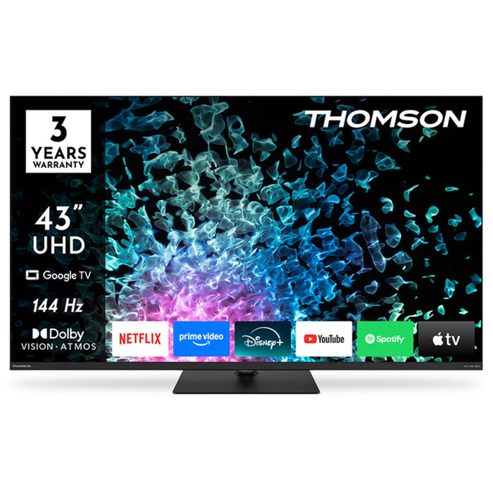 TV THOMSON 43MG7C15 4K Ultra HD Mini LED SMART TV, GOOGLE TV, 43.0 ", 109.0 cm