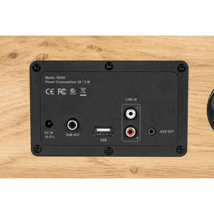 Portable Speaker Thomson WS502 Black Beige 100 W