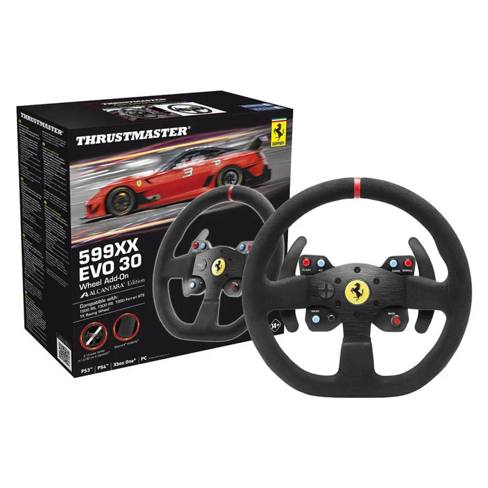 THRUSTMASTER steering wheel 599XX EVO 30 Add-On Alcantara series - Волани и педали<<<Геймърска периферия<<<ValiAPI