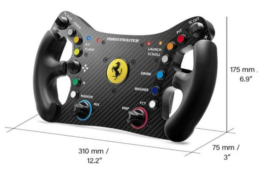 Thrustmaster Ferrari 488 GT3 Wheel Add-On, PC, PS4, PS5, Xbox