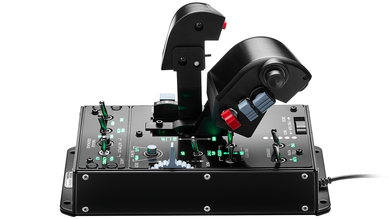 Joystick and Control Panel, Thrustmaster HOTAS Warthog Flight Simulator for PC, Black