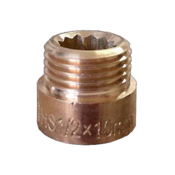 EXTENSION THS THERMOSTYLE BRASS POLISHED