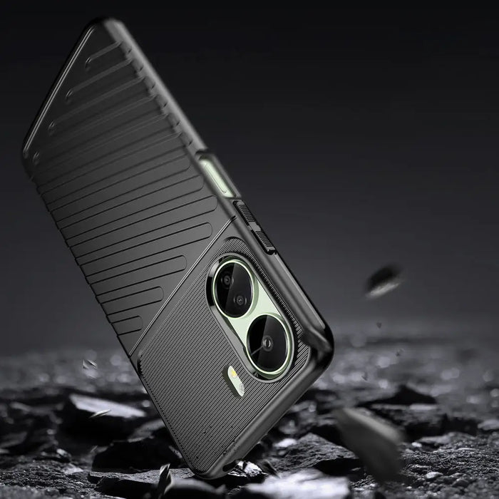 Thunder Case armored case for Xiaomi Redmi 13c - black - Cell phone cases and covers<<<HurtelXML