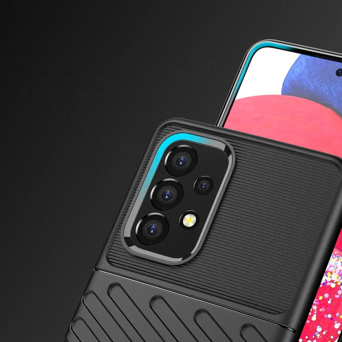 Thunder Case flexible armored cover for Samsung Galaxy A53 5G black - Cell phone cases and covers<<<HurtelXML