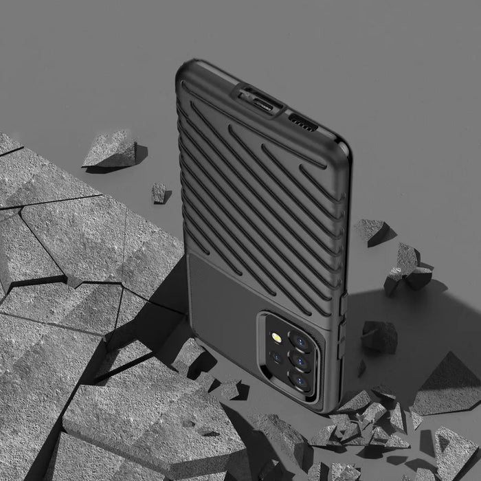 Thunder Case flexible armored cover for Samsung Galaxy A53 5G black - Cell phone cases and covers<<<HurtelXML