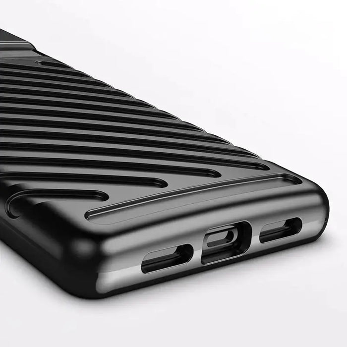 Thunder Case Flexible Tough Rugged Cover TPU Case for Google Pixel 6 black - Cell phone cases and covers<<<HurtelXML