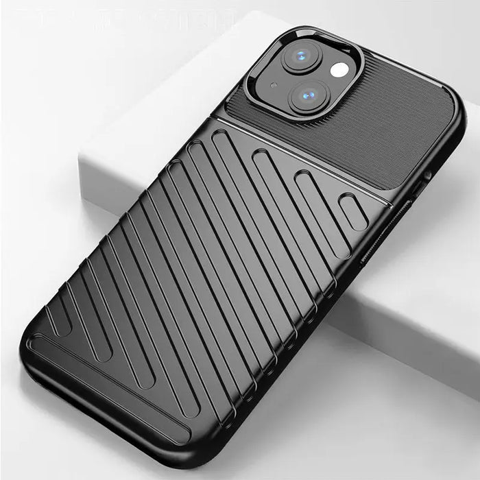 Thunder Case Flexible Tough Rugged Cover TPU Case for iPhone 13 mini blue - Cell phone cases and covers<<<HurtelXML
