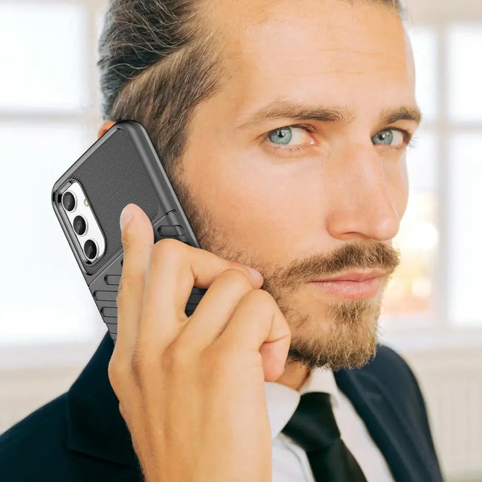 Thunder Case case for Samsung Galaxy A34 5G silicone armor case black - Cell phone cases and covers<<<HurtelXML