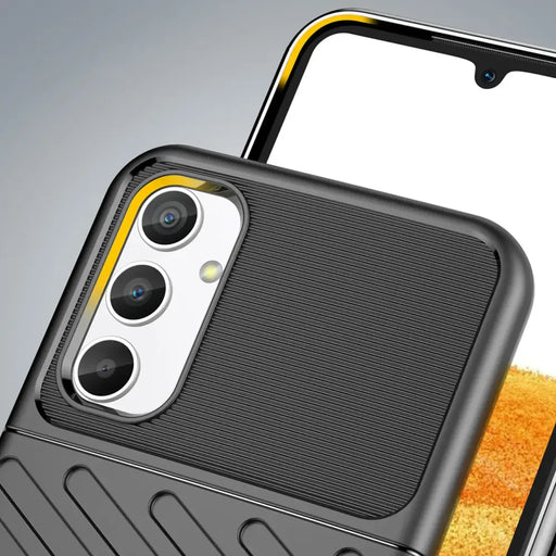Thunder Case case for Samsung Galaxy A34 5G silicone armor case black - Cell phone cases and covers<<<HurtelXML