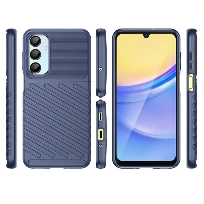 Thunder Case for Samsung Galaxy A56/A36 silicone armored cover - blue - Cell phone cases and covers<<<HurtelXML