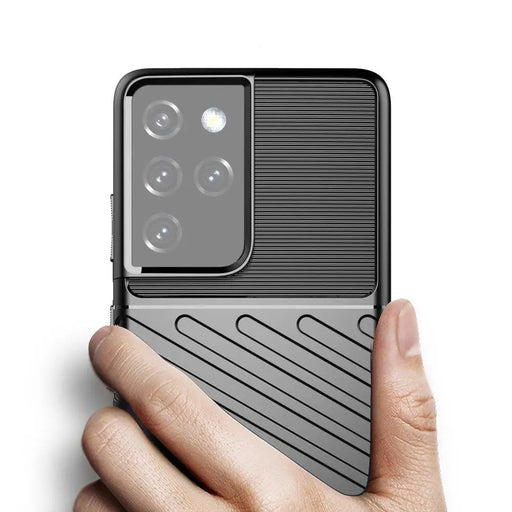 Thunder Case case for Samsung Galaxy S23 Ultra silicone armor case black - Cell phone cases and covers<<<HurtelXML