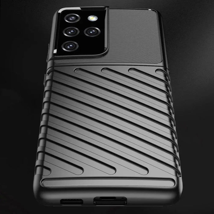 Thunder Case case for Samsung Galaxy S23 Ultra silicone armor case black - Cell phone cases and covers<<<HurtelXML