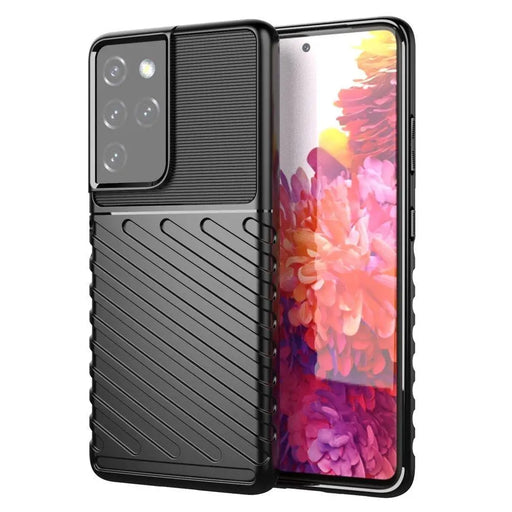 Thunder Case case for Samsung Galaxy S23 Ultra silicone armor case black - Cell phone cases and covers<<<HurtelXML
