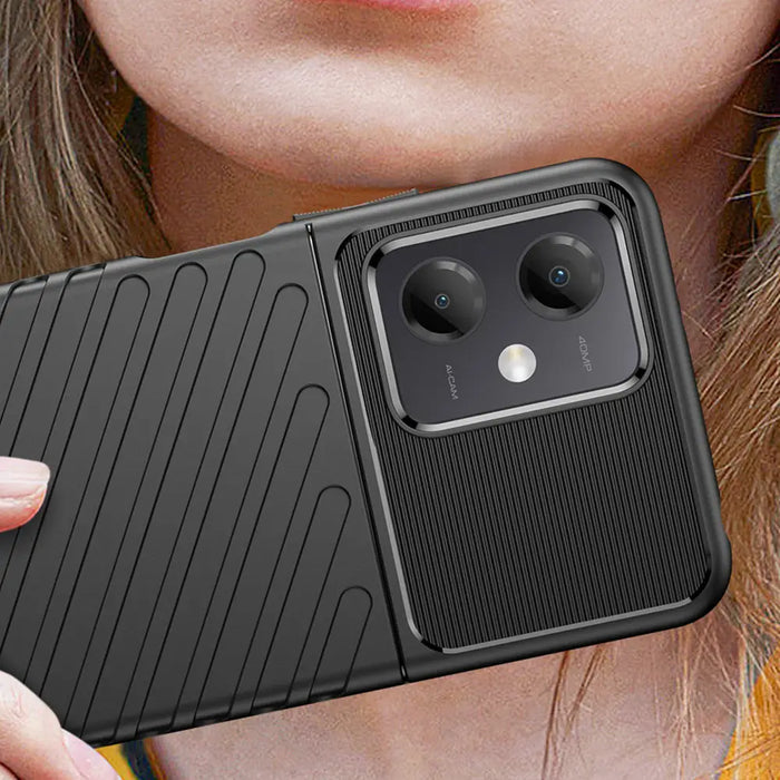 Thunder Case Xiaomi Poco X5 5G / Redmi Note 12 5G silicone armor case black - Cell phone cases and covers<<<HurtelXML