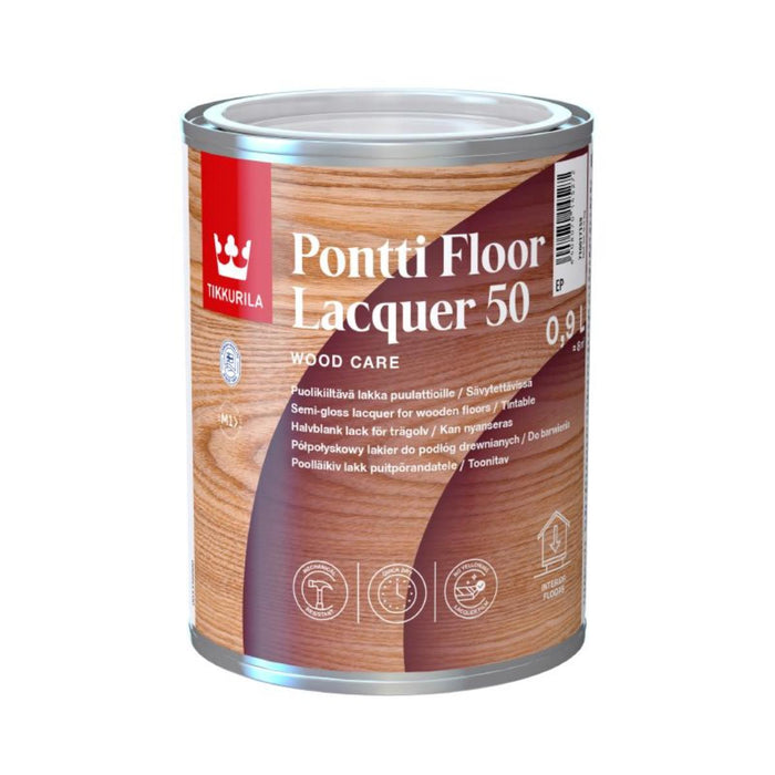 ACRYLIC LACQUER FOR PU PARQUET PONTTI 0.9L