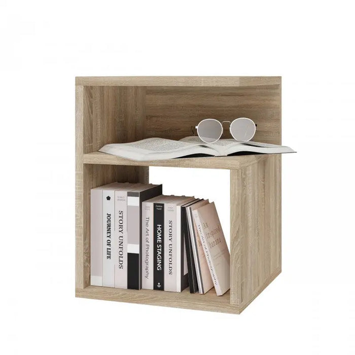 TINI bedside cabinet 30x30x40 cm oak sonoma - Bedside tables made of furniture boardSZN-PME<<<Bedside
