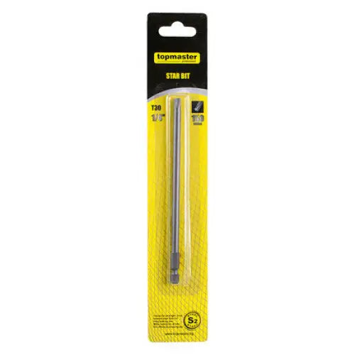 TIP 1/4 T30 L 150 MM TOPMASTER - Битове и накрайници<<<Консумативи за електроинструменти<<<Инструменти и